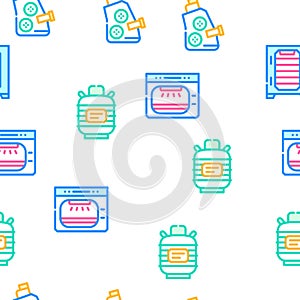 Laboratory Equipment For Analysis Icons Set Vector