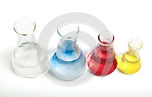 Laboratory equipment and color chemicals