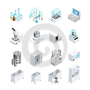 Laboratory Equipment Icon Set