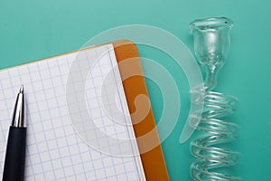 Laboratory glass coil