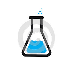 laboratory glass icon vector