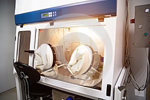 Laboratory isolator. Aseptic isolation system.Containment isolator photo
