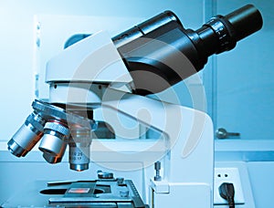 laboratory microorganisms microscope