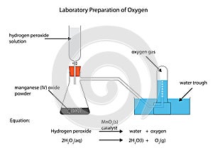 Laboratory preparation of oxygen