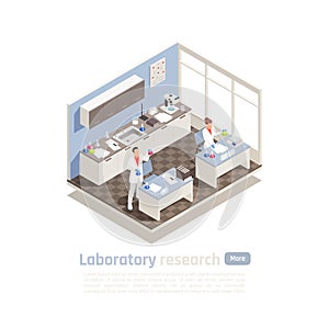 Laboratory Research Isometric Composition