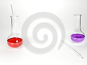 Laboratory Science beakers transparent   study