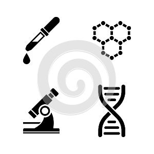 Laboratory. Simple Related Vector Icons