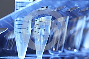 Laboratory test tube.