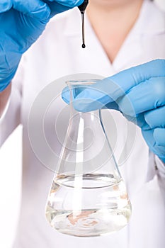 Laboratory tests, water contamination