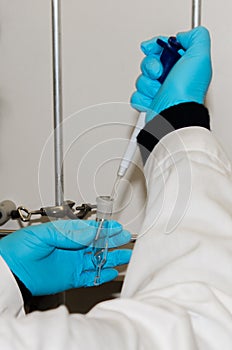 Laboratory Work with Gloves