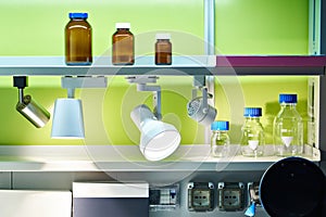 Laboratory work table chemical