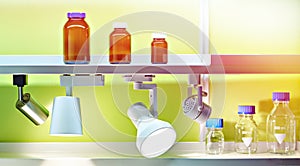 Laboratory work table chemical