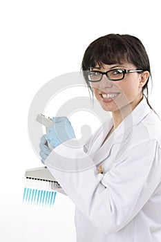 Laboratory worker