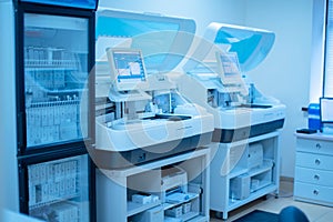 Laboratory workstation of biochemical and immunological analyzes