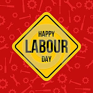 Labour day banner design