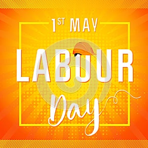 Labour Day lettering card