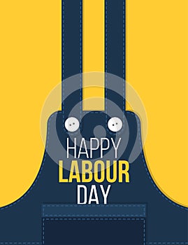 Labour day poster background