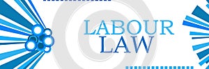 Labour Law Blue Graphics Horizontal
