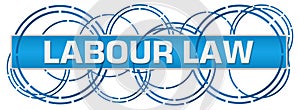 Labour Law Blue Random Rings Horizontal
