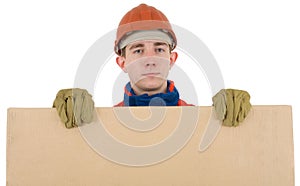 Labourer with box