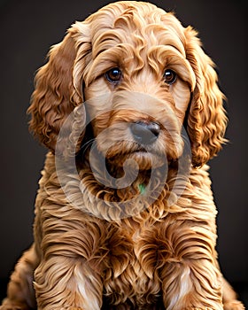 Labradoodle Labrador Poodle puppy dog portrait