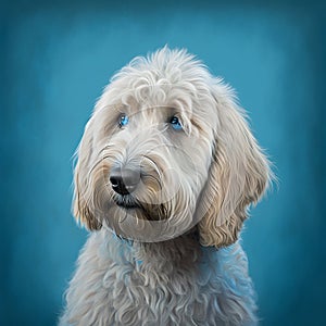 Labradoodle portrait