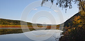 Labrador Pond in Truxton NY during early Fall Season Banner image