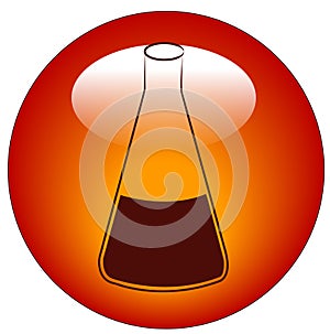 Labratory flask icon