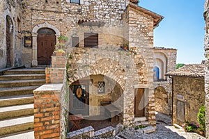 Scenic sight in Labro, ancient village in the Province of Rieti, Lazio, Italy. photo