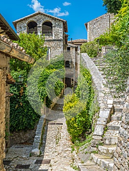 Labro, small and picturesque village in the Province of Rieti, Lazio, central Italy. photo
