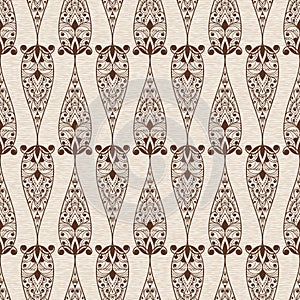 LAbstract Seamless Ethnic Floral Pattern