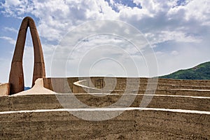 Labyrinth of Ariadne near Castel di Lucio, Province of Messina, Sicily photo