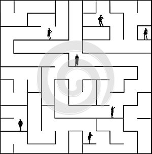 Labyrinth background