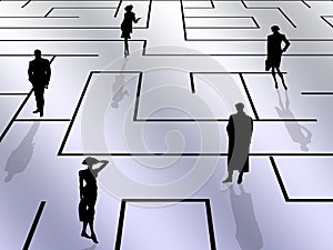 Labyrinth background