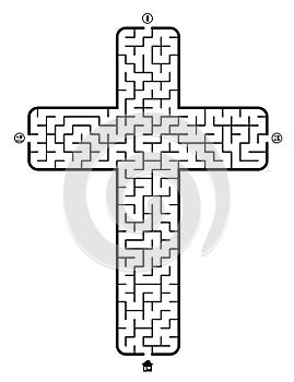 Labyrinth - Christian cross