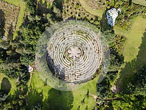 Labyrinth on the countryside of Hogsback, South Africa