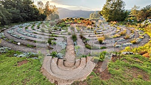 Labyrinth on the countryside of Hogsback, South Africa