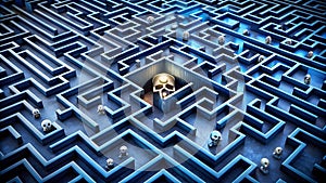 The Labyrinth of Digital Security A Visual Representation of Ethical Hacking Techniques in System Vulnerability Identificati AI