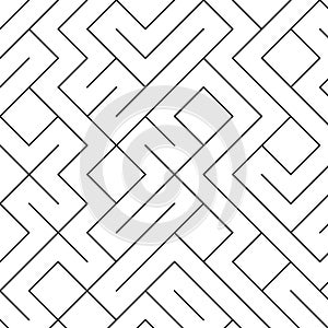 Labyrinth illustration maze background