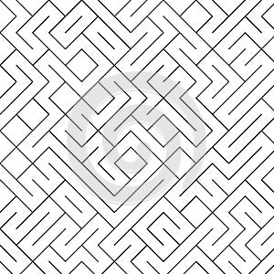 Labyrinth illustration maze background