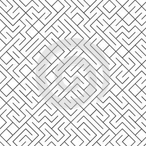 Labyrinth illustration maze background