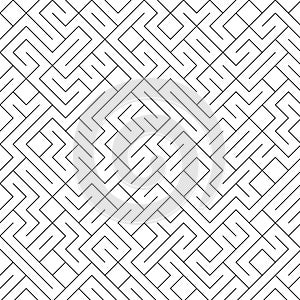 Labyrinth illustration maze background