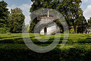 Labyrinth of Love park Villa Pisani, Stra, Veneto, Italy