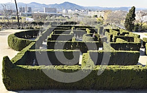 Labyrinth of the park.