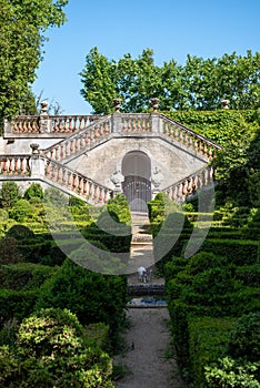 Labyrinth in the Parque Laberinto de Horta in Barcelona. Catalonia photo