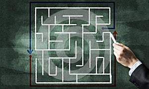 Labyrinth pattern