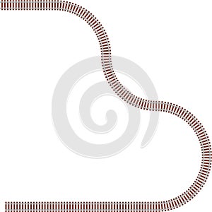 Labyrinth rounded waves abstract