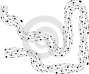 Labyrinth rounded waves form