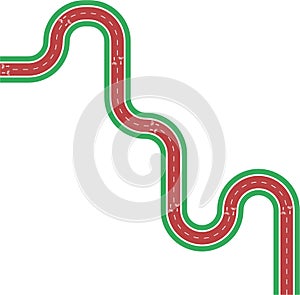 Labyrinth rounded waves