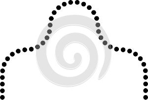 Labyrinth squared waves zigzag form